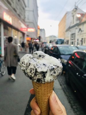 Cookies and cream at Veganista Ice Cream IV in Vienna