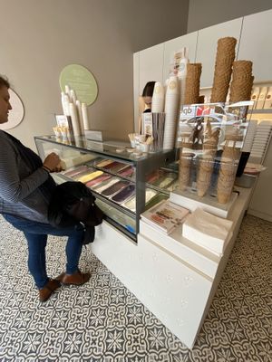 Inside at Veganista Ice Cream IV in Vienna