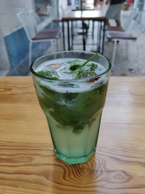 Lemonade at Sunset Bamboo Bar in Ericeira