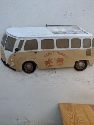 🚐💨💨 at Sunset Bamboo Bar in Ericeira