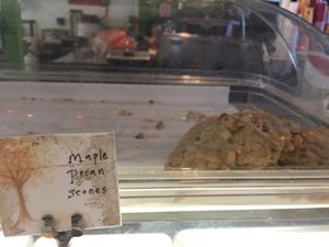 Maple pecan scones at Cafe Evolution in Florence