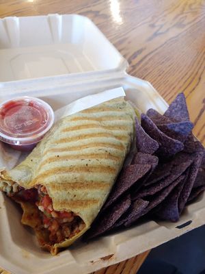 . at Cafe Evolution in Florence