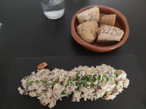 Rice with nuts at El Enano Verde in Torremolinos