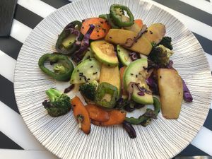 Wok fried veg  at El Enano Verde in Torremolinos