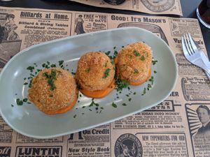 Risotto croquettes - like arancini at El Enano Verde in Torremolinos