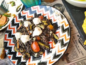 'Caviar' lentils, Italian style at El Enano Verde in Torremolinos