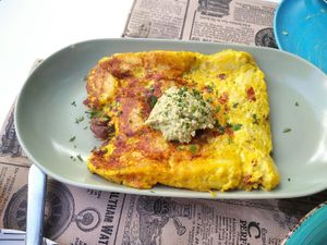 Gnocchi frittata at El Enano Verde in Torremolinos