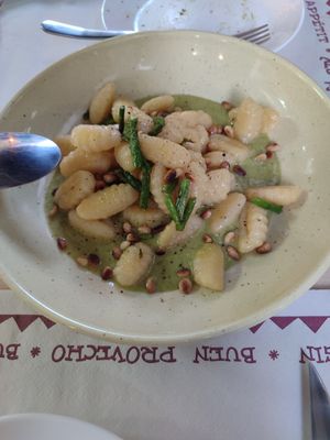 Ñoquis at El Enano Verde in Torremolinos