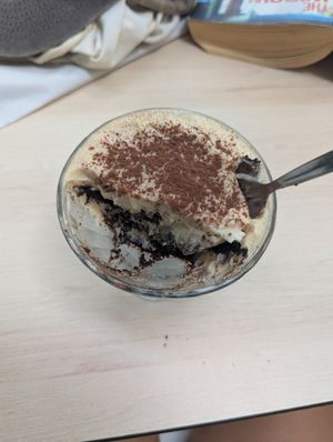 Tiramisu at El Enano Verde in Torremolinos