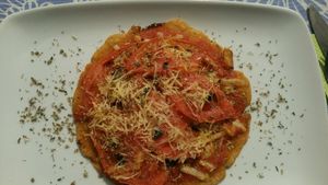 Pizza at El Enano Verde in Torremolinos