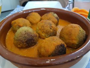 Albondingas  at El Enano Verde in Torremolinos