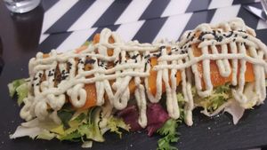 pumpkin salad at El Enano Verde in Torremolinos