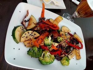 vegetables'wok at El Enano Verde in Torremolinos