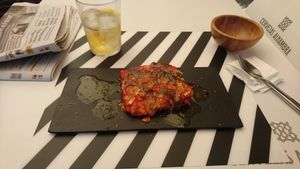 Leak pie at El Enano Verde in Torremolinos