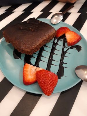 Chocolate Brownie at El Enano Verde in Torremolinos