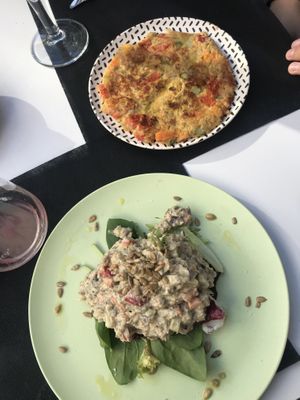 Ensaladilla y tortilla  at El Enano Verde in Torremolinos