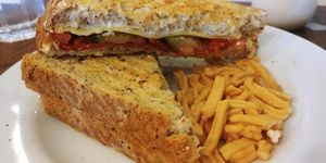 New York deli style sandwich. at 387 Ormeau Road in Belfast