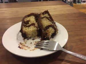 Marbre chocolate cake  at 387 Ormeau Road in Belfast