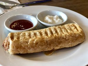 Sausage roll at 387 Ormeau Road in Belfast