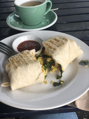 Breakfast burrito  at 387 Ormeau Road in Belfast