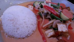 Tofu Thai Curry at Kittichai - Alter Markt in Cologne