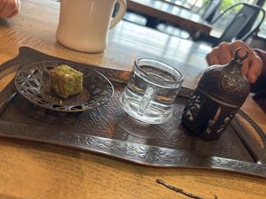 Turkish coffeee  at Oromo Cafe in Chicago