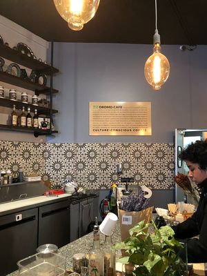 Cool vibe! at Oromo Cafe in Chicago