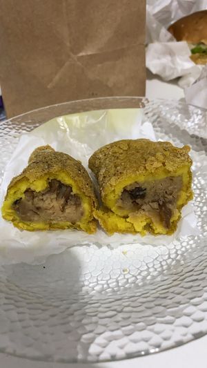 Risole de cogumelos com queijo. at Bike Vegan in Fortaleza