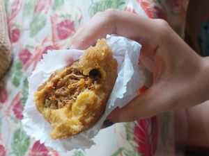 Coxinha de caju❤️ at Rango Verde in Fortaleza