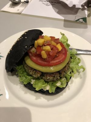 burger  at Broccoli Revolution - Central Embassy in Bangkok