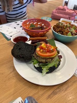 Broccoli burger  at Broccoli Revolution - Central Embassy in Bangkok