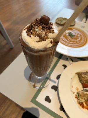 Hot chocolate  at Broccoli Revolution - Central Embassy in Bangkok