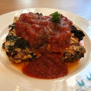 Lasagne at Broccoli Revolution - Central Embassy in Bangkok