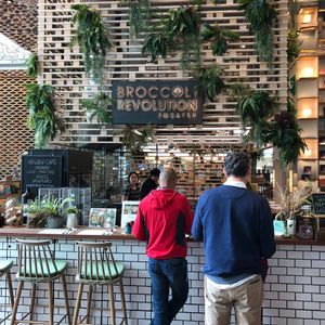 Order at the counter at Broccoli Revolution - Central Embassy in Bangkok