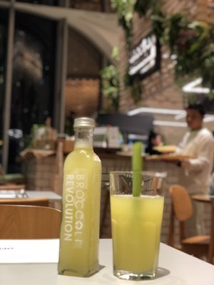 Pineapple juice  at Broccoli Revolution - Central Embassy in Bangkok