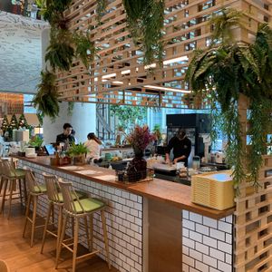 Cafe side at Broccoli Revolution - Central Embassy in Bangkok