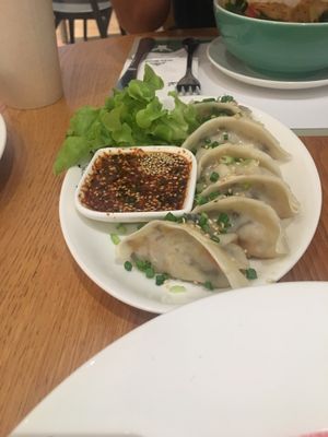 Gyoza at Broccoli Revolution - Central Embassy in Bangkok