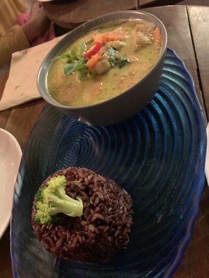 Spicy curry at Broccoli Revolution - Central Embassy in Bangkok