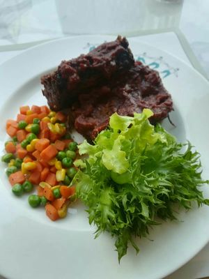 Lentil loaf at Broccoli Revolution - Central Embassy in Bangkok