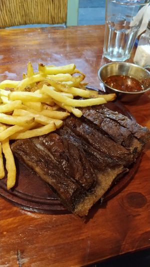 Vegan parrilla at La Reverde Parrillita Vegana in Buenos Aires