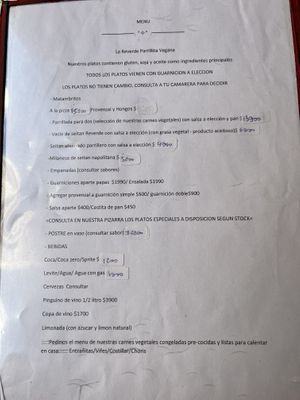   at La Reverde Parrillita Vegana in Buenos Aires