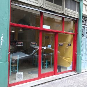 storefront at La Reverde Parrillita Vegana in Buenos Aires