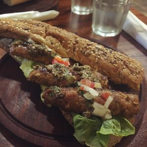 chorisaurio at La Reverde Parrillita Vegana in Buenos Aires