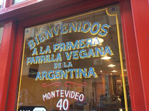 Frente at La Reverde Parrillita Vegana in Buenos Aires