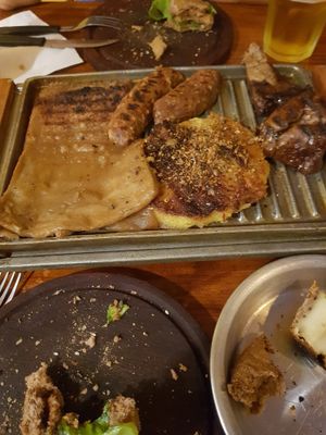 Parradilla vegana at La Reverde Parrillita Vegana in Buenos Aires