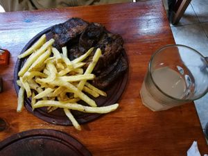 Vacio de seitan a la Parrilla at La Reverde Parrillita Vegana in Buenos Aires