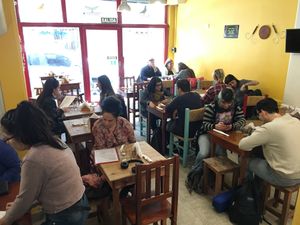 Restaurant  at La Reverde Parrillita Vegana in Buenos Aires