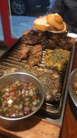 Parrillada at La Reverde Parrillita Vegana in Buenos Aires