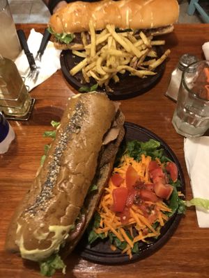 Whole-wheat or blanco sandwich at La Reverde Parrillita Vegana in Buenos Aires