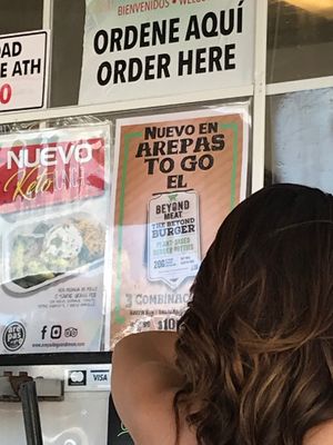 Beyond burger available at Arepas To Go & More -  - Aguadilla 110 - Food Truck in Aguadilla